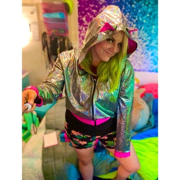 Coquetry Cat Kimberly Jacket Holographic XL 135 + shipping tax - Picture 4 of 10